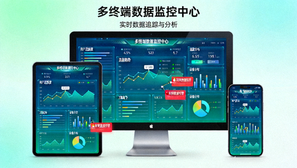 多终端自适应图表与数据监控仪表盘