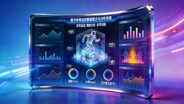 数字体育动态数据展示终端与分析模型图表